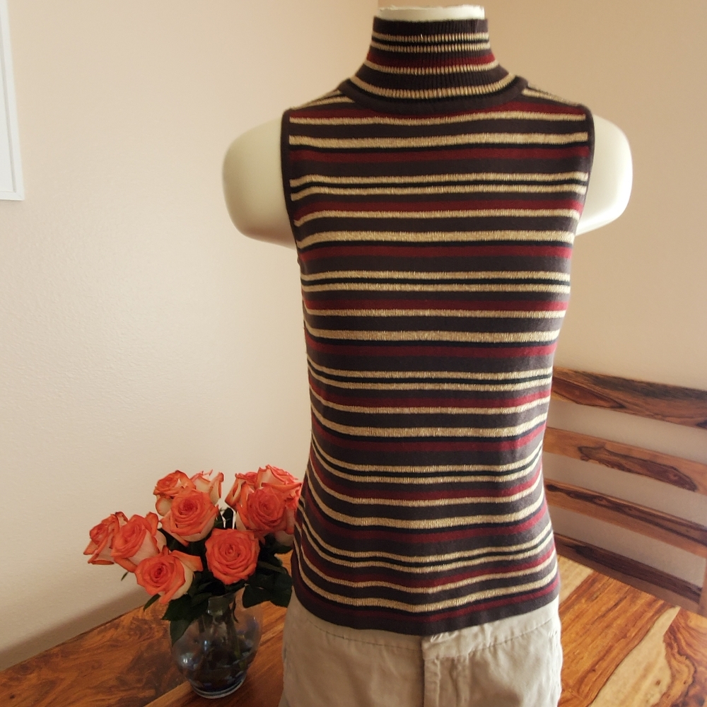 Amanda Smith Petite Turtleneck Top